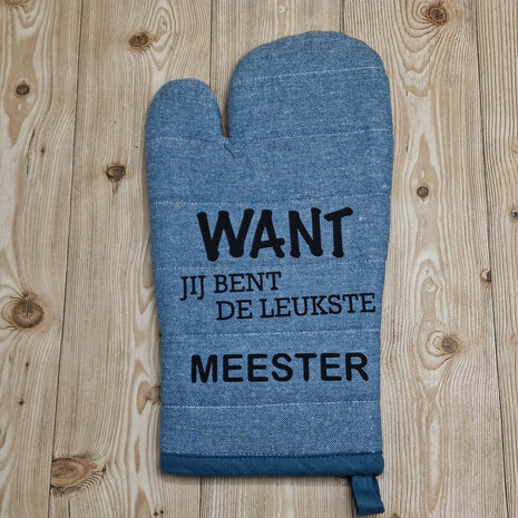 einde schooljaar, wanten, juf meester cadeau