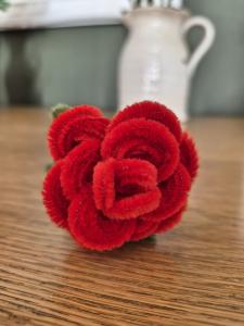 Handgemaakte Roos van Pijpenragers