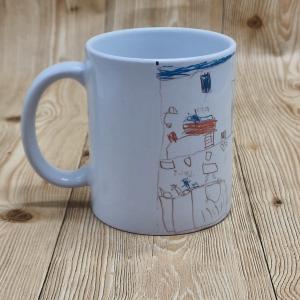 Mok - mok met kindertekening